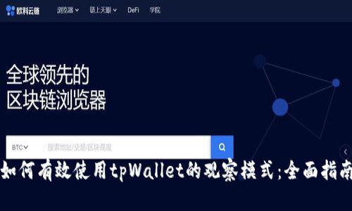 如何有效使用tpWallet的观察模式：全面指南