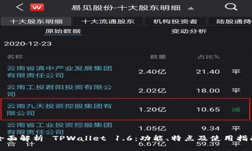 全面解析 TPWallet 1.6：功能、特点及使用指南