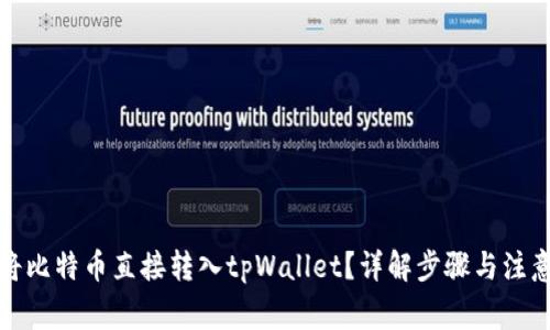 如何将比特币直接转入tpWallet？详解步骤与注意事项